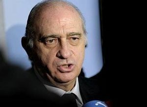 El ministro del interior, Jorge Fernández Díaz, cree que los grupos antisistema se aprovechan de "Gamoral" como coartada