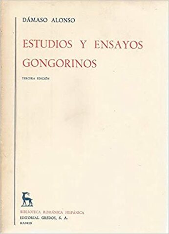 ESTUDIOS Y ENSAYOS GONGORINOS