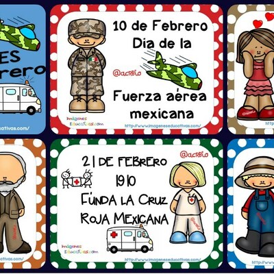 Timeline: Fechas conmemorativas mes de febrero