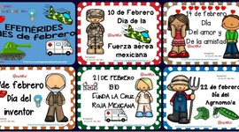 Timeline: Fechas conmemorativas mes de febrero