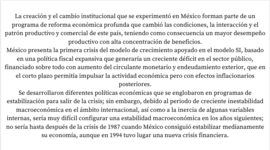Timeline: EL MÉXICO DE LAS INSTITUCIONES