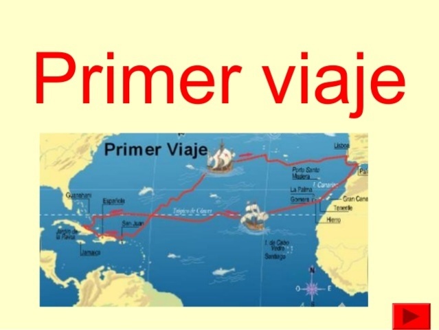 primer viaje de colon a América