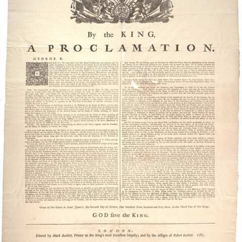 Proclamation of 1763