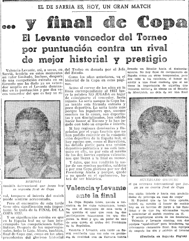 FINAL DE LA COPA D'ESPANYA LLIURE