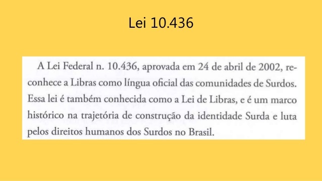 Lei de Libras