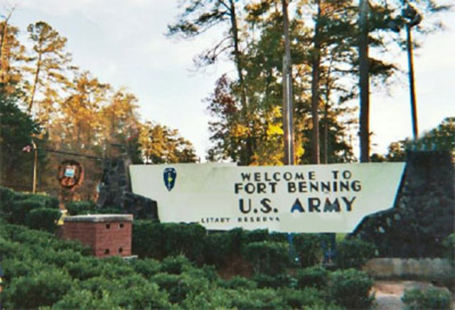 Moved to Ft. Benning, GA.