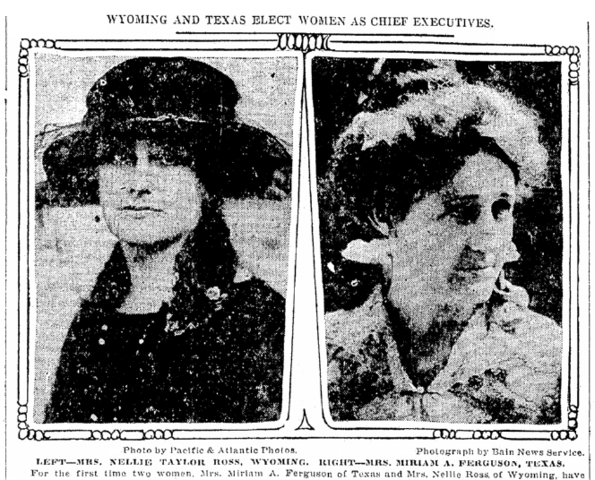 Two women elected governor