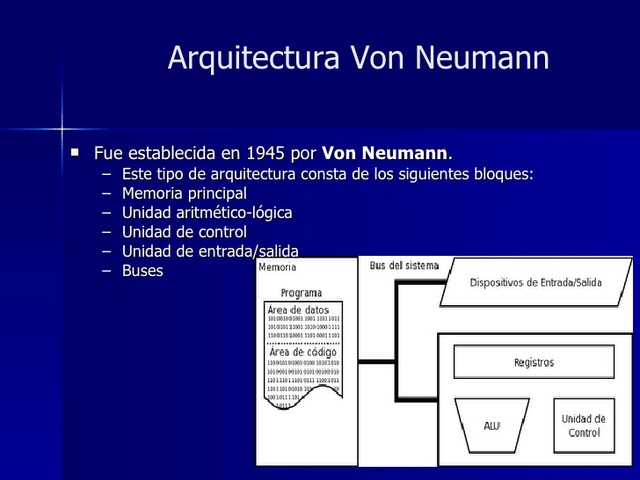ARQUITECTURA DE VON NEUMANN