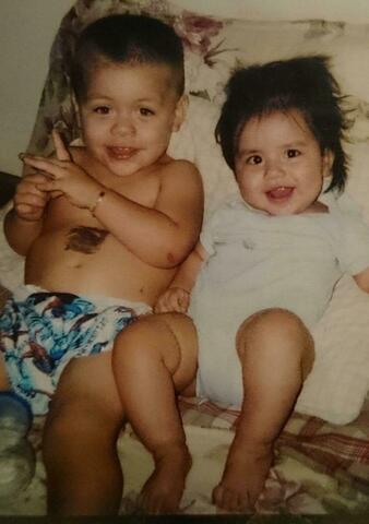 Se dio cuenta que estaba embarazada de mi hermano