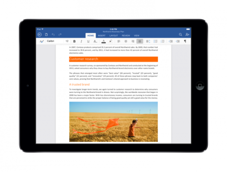 Microsoft lanza office para iPad