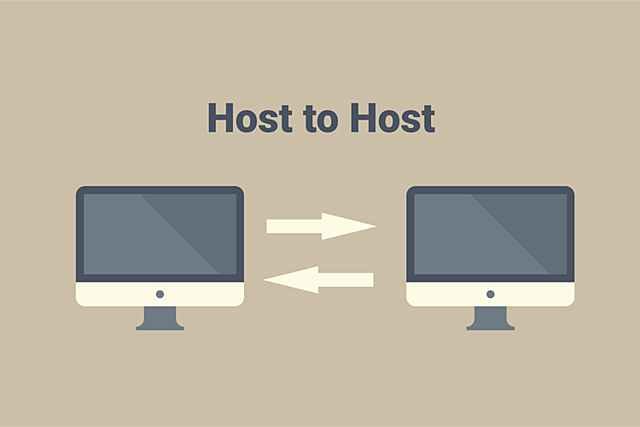 ARPANET utiliza el protocolo "Host-to-host"