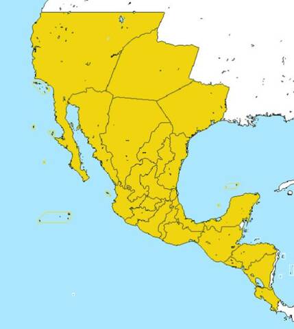 La República Federal de América Central se incorpora al Imperio Mexicano.