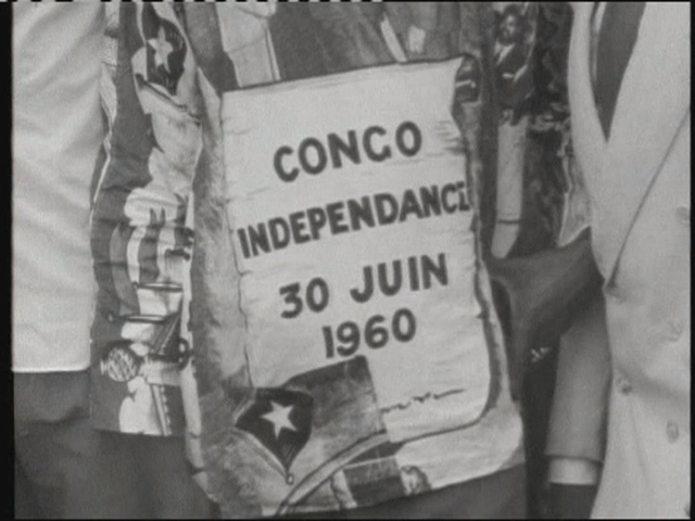 Belgium granted the Congo independence