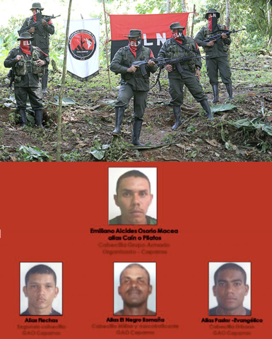 Alianza entre Los Caparrapos y El Ejército de Liberación Nacional