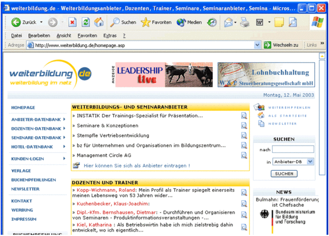 Erster großer Relaunch inkl. Tagungshotels, Verlagen und Literatur geht online
