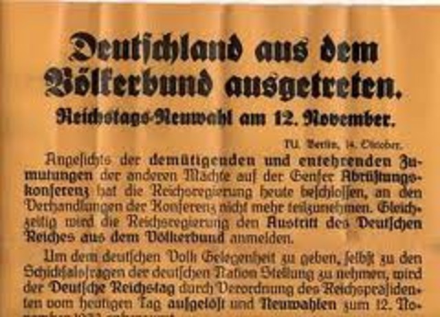 Beginn der Loslösung aus dem Versailler Vertrag