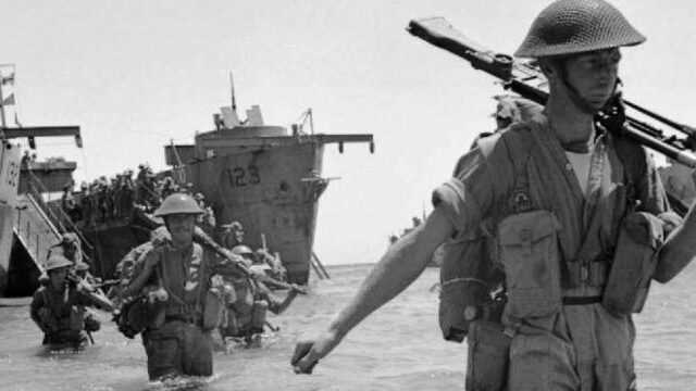 truppe anglo-americanesbarcano in Sicilia