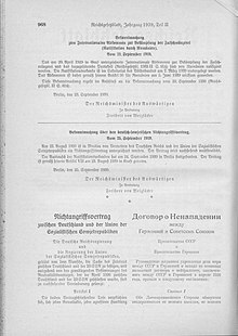 Freundschafts- und Nichtangriffsvertrag