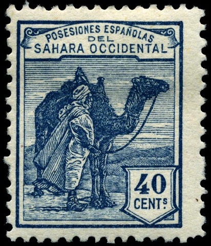 España ocupa el Sahara occidental y Río de Oro.