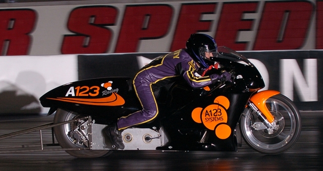 Récord de velocidad de  moto eléctrica