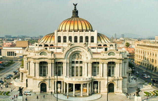 Inauguración del Palacio de bellas artes