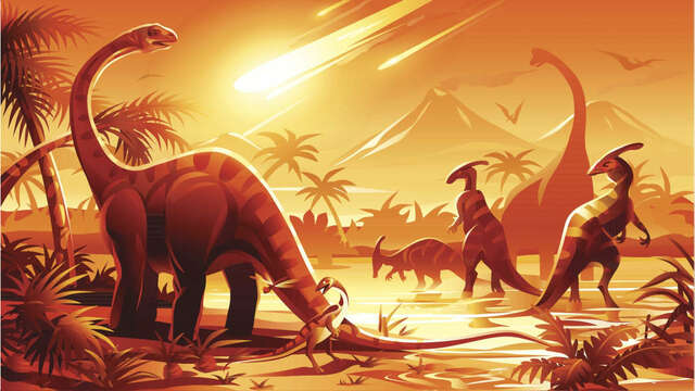 Fin de los dinosaurios - 65 MLN YRS AGO