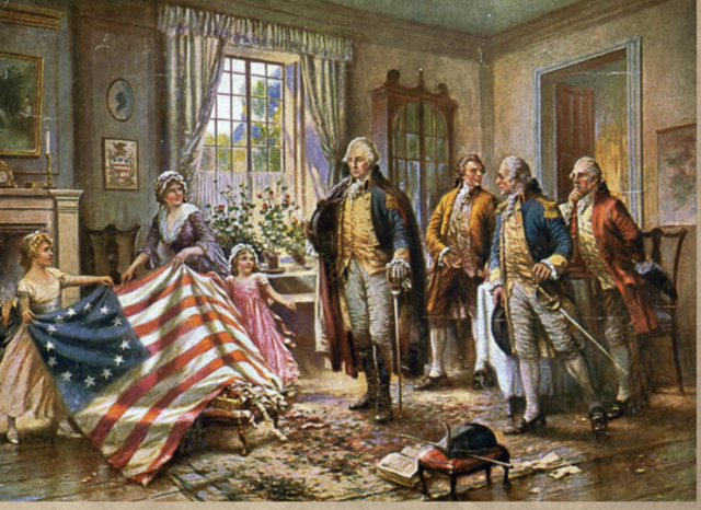 The First American Flag