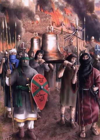 Almanzor saquea Santiago de Compostela