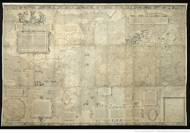 Nova et aucta orbis terrae descriptio ad usum navigantium emendate accomodata - ercartor Gerardus