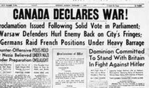 Canada declares war