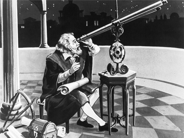 Galileo construyó el telescopio para observar el cielo