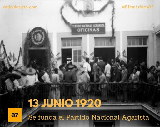 Fundación del Partido Nacional Agrarista
