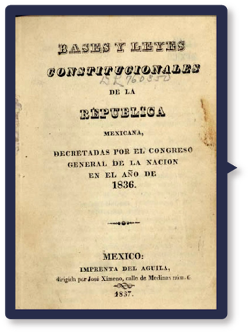 Ley sobre Elecciones de Diputados para el Congreso General y de los Individuos que compongan las Juntas Departamentales