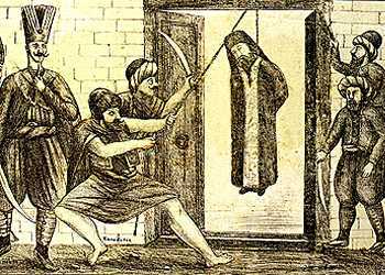 Ο απαγχονισμός του Πατριάρχη Γρηγορίου Ε'