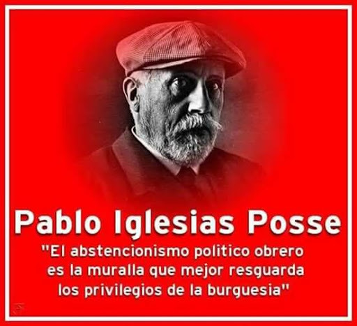 Fundación del PSOE por Pablo Iglesias.