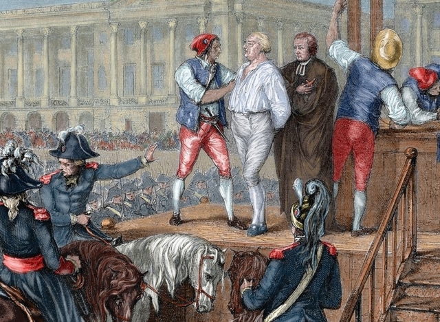 Ejecución en la guillotina de Luis XVI