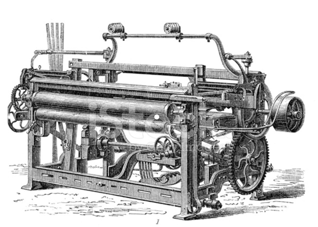 Edmund Cartwright inventa el telar mecánico.