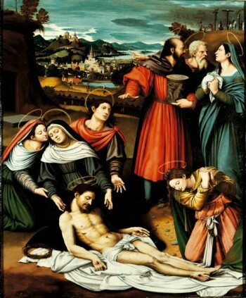 La Déploration du Christ.