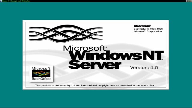 Windows NT Server 4.0 (Agosto 1996)