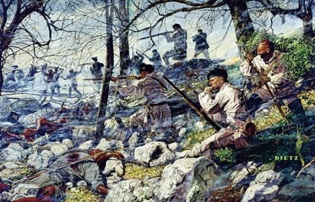 indians leave british