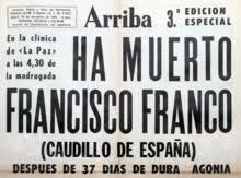 Fin del Franquismo, Muerte de Franco