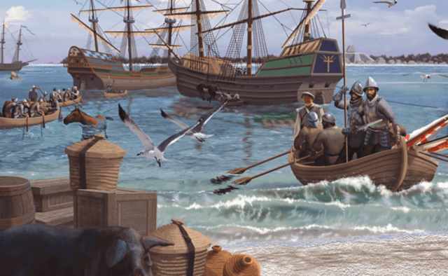 Hernando de soto llego a la bahía de Tampa