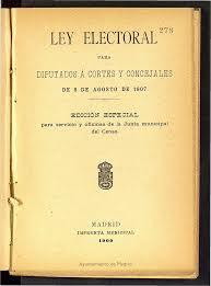 Leyes de Administración Local y Electoral