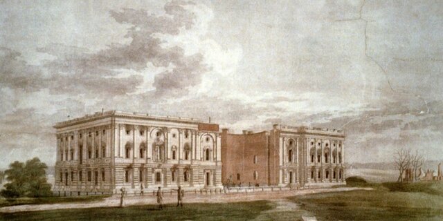 First fire in the White House