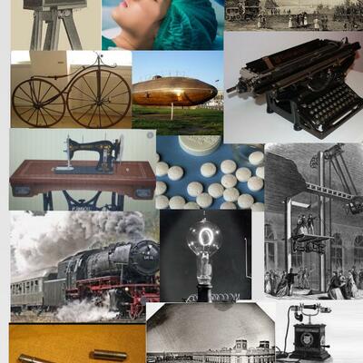 Timeline: Eje Cronológico de avances científicos y tecnológicos del siglo XIX.