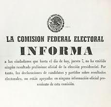 Desaparece la Comisión Federal de Vigilancia Electoral 1973