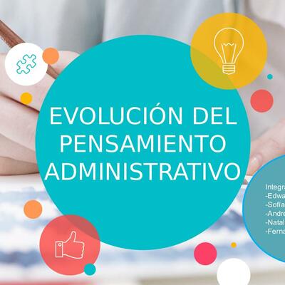 Timeline: Evolución del pensamiento administrativo