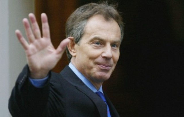 Tony Blair steps down
