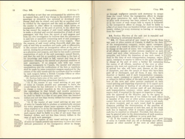 Immigration Policies