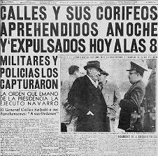 Lázaro Cárdenas exilia a Plutarco Elías Calles.